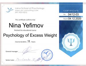 Psychology of Excess Weight Nina-Bastet